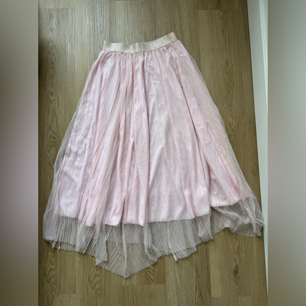Elegant Pink Tulle Skirt